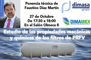 Dimamex del Grupo Dimasa estará presente en Aquatech México del 26 al 28 de octubre