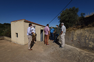 La Diputación de Cáceres a través de MásMedio, estudia la problemática del abastecimiento de agua potable en Romangordo