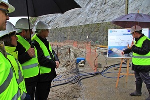 Avanzan las obras de la EDAR de Malpica en La Coruña que estará terminada en 2015 tras una inversión de 5,5 millones