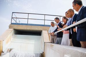 La Junta de Andalucía colabora con los regantes y Aqualia para que la desaladora 'Mar de Alborán' aumente su producción de agua