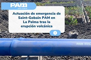 Actuación de emergencia de Saint-Gobain PAM en La Palma tras la erupción volcánica