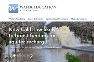 Manuales y artículos para la recarga planificada de acuíferos en California