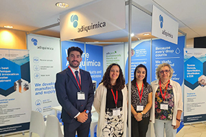 Gran éxito de Adiquimica en el Congreso de la European Desalination Society