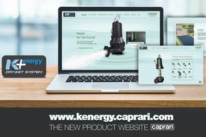 On-line el nuevo portal dedicado a las bombas "K+ Energy" de CAPRARI, para la gestión de las aguas residuales