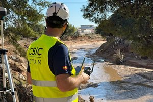 El CSIC elabora un visor de acceso abierto que permite comparar el barranco del Poyo antes y después de la riada