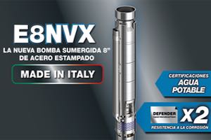 La gama de bombas sumergidas Caprari se amplía con las nuevas 8” Made in Italy certificadas para el uso en agua potable