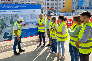 La Xunta destaca el esfuerzo en la mejora del saneamiento municipal de Vilagarcía, con 10 M€ de inversión