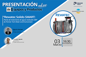 Inscríbete en la Webinar sobre la tecnología Rewatec Solido SMART: Planta de tratamiento de aguas residuales SBR