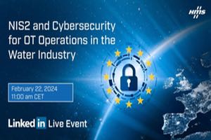 Sesión gratuita online sobre Ciberseguridad y la Directiva NIS2 en la industria del agua desde el punto de vista de OT
