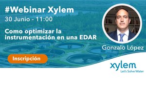 "Como optimizar la instrumentación en una EDAR" Webinar de Xylem, 30 de junio a las 11:00 h
