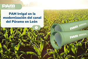 PAM Irrigal en la modernización del canal del Páramo en León