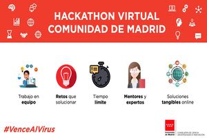 La Comunidad de Madrid lanza el hackathon virtual #VenceAlVirus