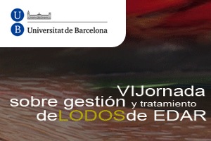 Abierta la recepción de propuestas de presentaciones para la "VI Jornada sobre Gestión y Tratamiento de Lodos de EDAR" en Barcelona