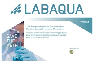 LABAQUA presenta en el “18th European Forum on Eco-innovation” un proyecto para la medición de contaminantes orgánicos persistentes en aguas