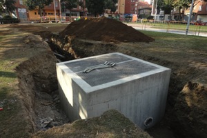 SAINT-GOBAIN PAM España, instala sus trampillones PAMETIC 2 en el saneamiento de la zona este de Gijón