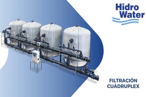 Filtración cuadrúplex de 200 m3/h de Hidro-Water en Aldaia - Valencia