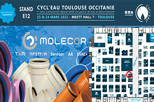 Molecor estará presente en el Salon “Toulouse-Occitanie” el 23 y 24 de marzo en Francia