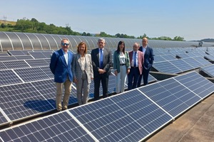 El CABB presenta públicamente la mayor planta fotovoltaica de Bizkaia ubicada en la ETAP de Venta Alta en Arrigorriaga