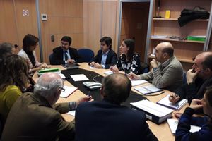 El presidente de la CH del Ebro y el alcalde de Huesca abordan el proyecto de abastecimiento de la ciudad