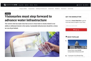 El progreso de las infraestructuras hídricas depende de los visionarios