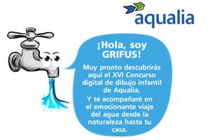 Aqualia presenta la 16ª ed. de su concurso digital de dibujo infantil "Agua para Grifus"
