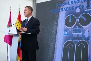 Emiliano García-Page anuncia que a lo largo del próximo año quedarán finalizadas 15 nuevas depuradoras en Castilla-La Mancha