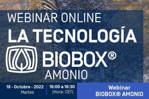 Webinar BIOBOX®Amonio: Descubre una innovadora tecnología biológica con rendimientos superiores al 90%