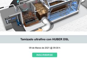 Inscríbete a la Webinar sobre "Tamizado ultrafino con HUBER Drum Screen Liquid – DSL"