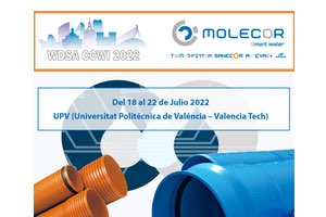 Molecor estará presente en el WDSA CCWI Conference Program de Valencia el 18 y 22 de julio