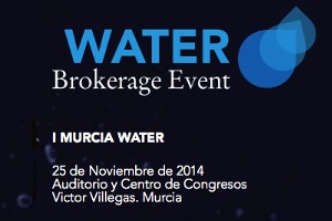 El próximo 25 de Noviembre se celebra el "MURCIA WATER BROKERAGE EVENT 2014"