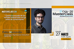 ¡Inscríbete ya! en la MasterClass 04 "Control avanzando de los vertidos industriales en las redes de saneamiento"