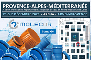 Molecor estará presente en el Salon “Provence-Alpes-Méditerranée” el 01 y 02 de diciembre en Aix-en-Provence, Francia