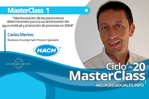 Carlos Merino presentará las soluciones de HACH para la "Caracterización de las aguas residuales urbanas" en el Ciclo de MasterClass