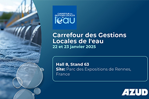 AZUD Industrial presenta sus soluciones en el Carrefour de l’Eau 2025