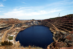 La Junta de Andalucía trabaja en la digitalización del seguimiento de las presas de residuos en Minas de Riotinto