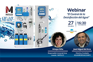 "El Control de la Desinfección del Agua", una nueva Webinar de MATELCO, ¡inscríbete ya!