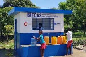Inauguración de los trabajos de mejora de la red de abastecimiento de agua de Mirebalais en Haití
