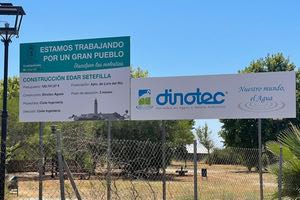 DINOTEC comienza las obras de la depuradora de Setefilla en Lora del Rio en Sevilla