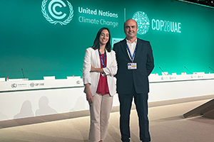 La delegación de Global Omnium  aterriza  en la COP28 de Dubái