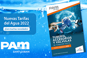 Saint-Gobain PAM España lanza sus nuevas Tarifas 2022 del Agua con muchas novedades