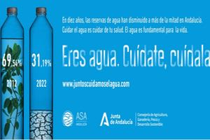 ASA Andalucía y la Junta lanzan la campaña de concienciación: "Eres agua. Cuídate. Cuídala"