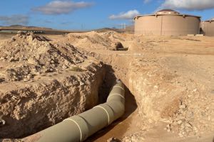 Amiblu finaliza el suministro de 4,6 km de tuberías de PRFV para una importante obra de agua potable en Fuerteventura