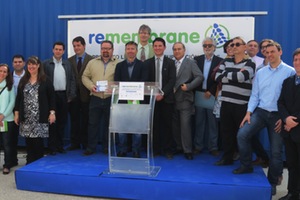 Visita a las instalaciones del proyecto LIFE+ Remembrane en la desaladora de Racons en Alicante