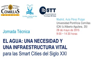 La Asociación Ibérica de Tecnología SIN Zanja organiza la Jornada Técnica "El AGUA: una necesidad y una infraestructura vital  para las Smart Cities del siglo XXI"