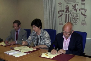 El MAGRAMA firma el convenio para la ejecución de las obras del Colector de Arroyo de las Fuentes en Burgos con una inversión de 6,5 millones