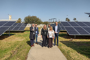 La EDAR de Jerez de la Frontera apuesta por la sostenibilidad energética con la instalación de energía solar