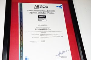 Red Control, S.L. renueva la certificación de la Norma ISO 45001:2018 sobre Seguridad y Salud en el Trabajo