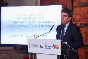 La Generalitat Valenciana restablecerá el 100 % de las depuradoras dañadas en la riada con un "Plan de Obras de Recuperación"