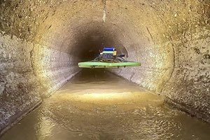 Aguas de Cádiz utiliza drones autónomos para digitalizar su red de colectores de saneamiento