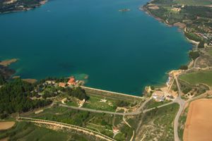 La CH del Ebro licita la construcción de un filtro invertido en el pie de la presa de La Estanca de Alcañiz en Teruel